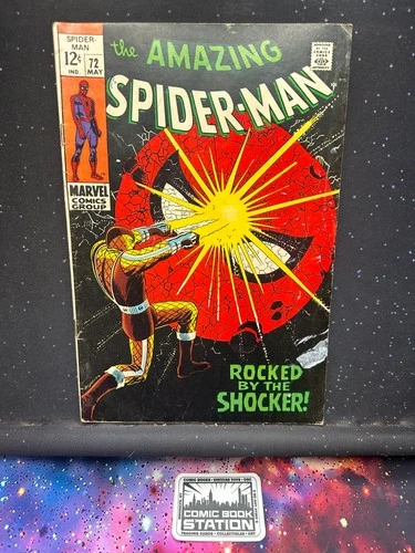 Amazing Spider-Man #72 Raw GD/VG 2nd App Shocker Buscema VTG Marvel Comic '68