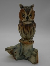 FIGURINE EN BISCUIT HIBOU / CHOUETTE  EN PORCELAINE CAPODIMONTE FORMILI ?