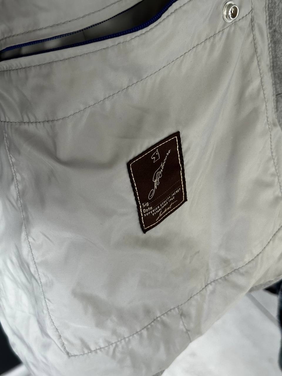 Montecore Wool Leather Double Breasted Lined Down… - image 15