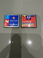 2 Sandisk Core Micro Compact Flash Memory Card Industrial Camera Card 2 GB 32MB
