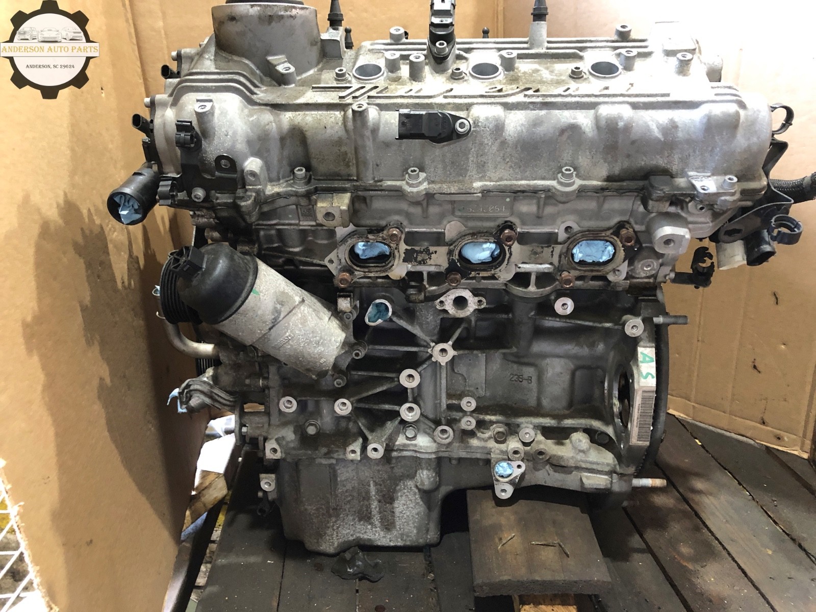 2014-2016 MASERATI GHIBLI RWD 3.0L V6 ENGINE MOTOR LONG BLOCK 345HP OEM 46K