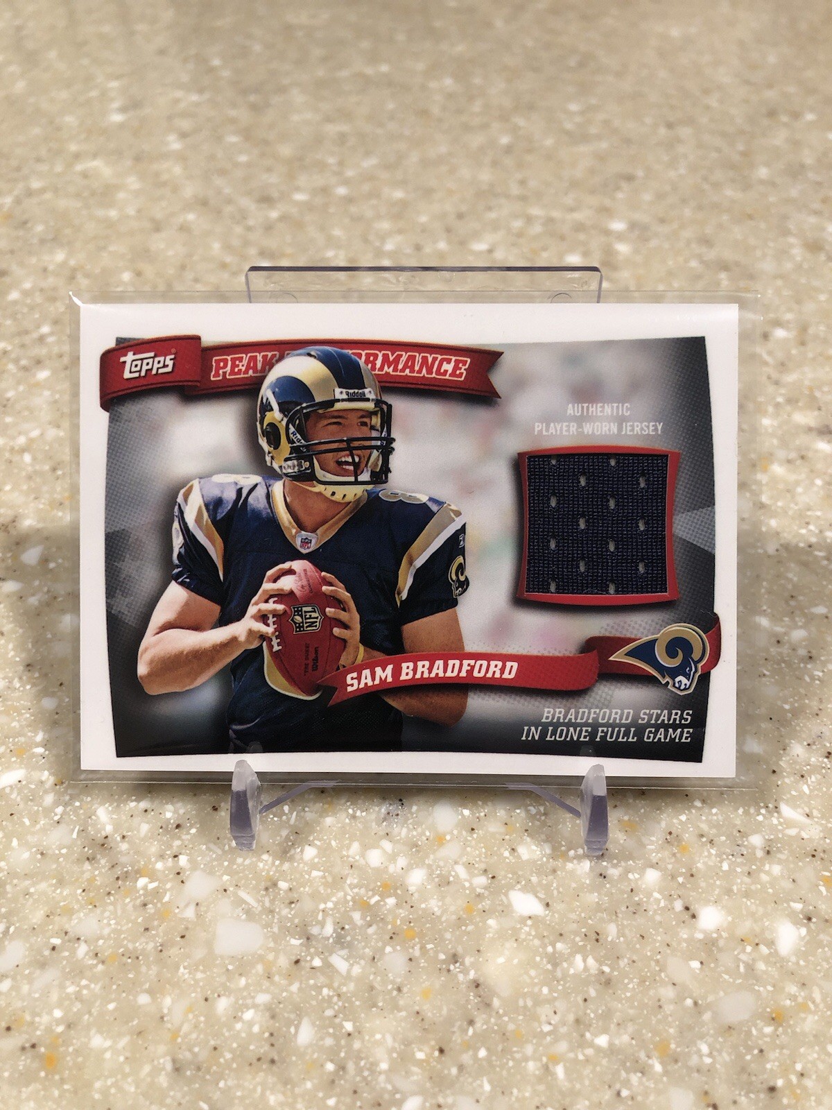 Sam Bradford Topps Peak Performance Relics #PPRSB Base