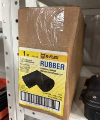 K-Flex Elbow Pipe Insulation 1 Inch Lot Of 6 FAST FREE SHIPPING