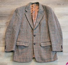 St Michael Vintage M&S Brown Harris Tweed Jacket Size Medium Chest 40 Inches