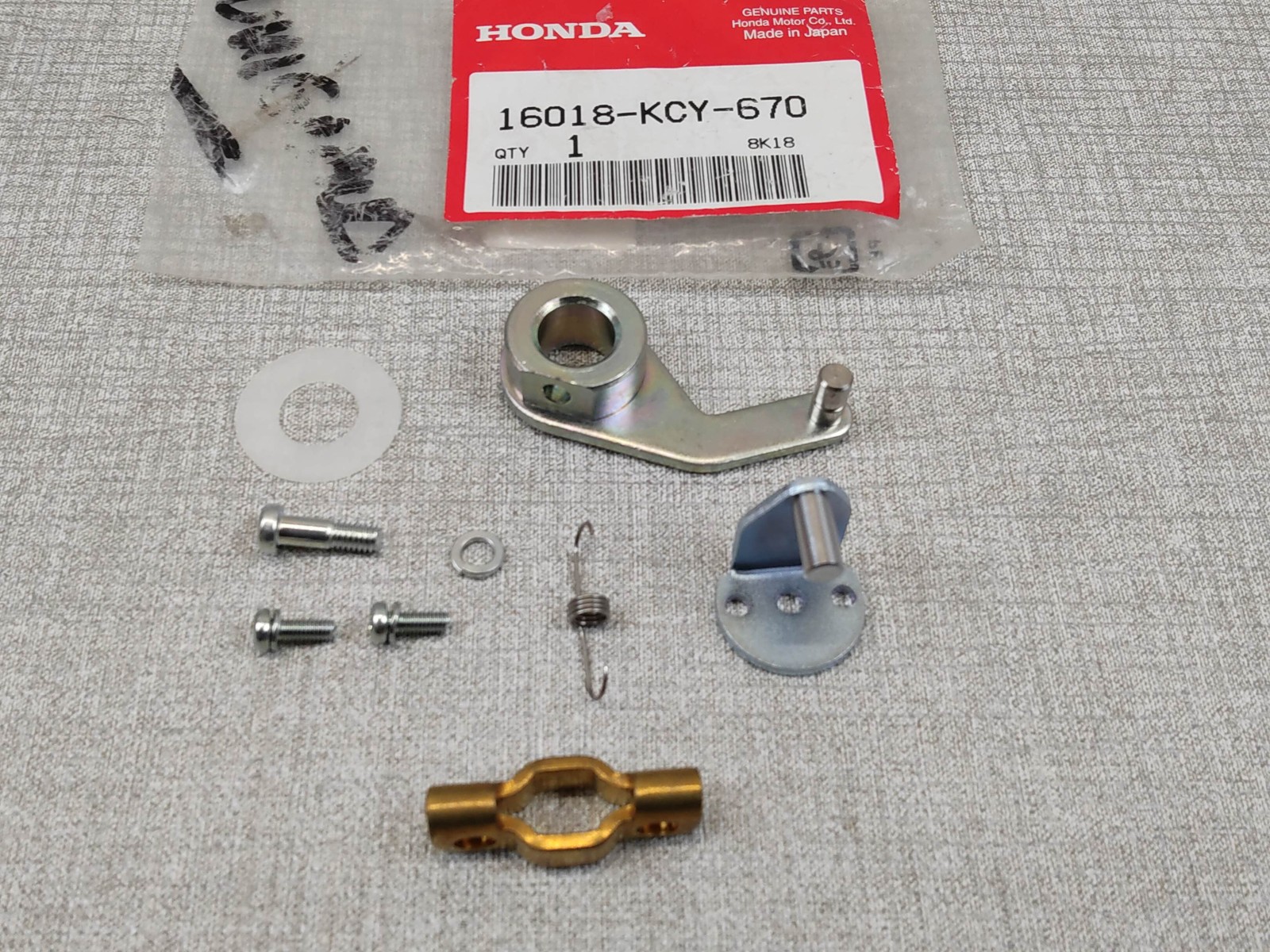 Kit bras liaison boisseau carbu XR400 R3 tringlerie carburateur moto Honda 16018-KCY-670