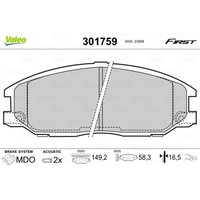 Valeo BremsbeläGe Vorne FüR Hyundai H-1/Starex Ssangyong Rexton W