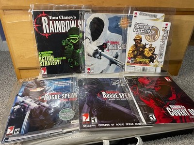 Tom Clancy's Rainbow Six (PC 1998)- 8 CDs- See description