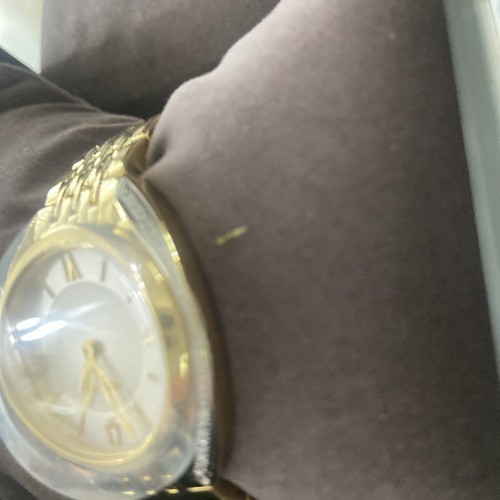 Bulova Women's Classic Quartz Gemmed Gold Stainless Steel Watch 30 MM 98R298 - Picture 3 of 5