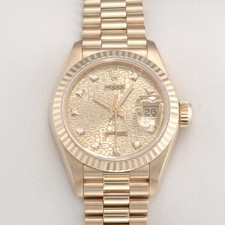Rolex Lady Datejust Gelbgold 750 Diamanten 19...