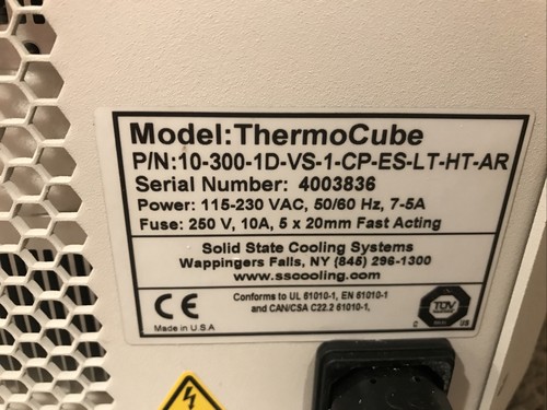 THERMO Cube Festkörperkühlkühler 10-300-1 CP-Vs-1-CP-ES-LT-HT-AR - Bild 9 von 10