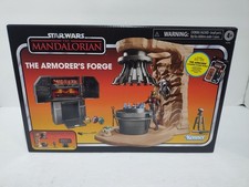 STAR WARS Vintage Collection The Armorer's Forge playset & Carded Armorer Sealed