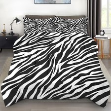 Comforter Set Twin Size, Zebra Stripe Animal Soft 2 Pcs Bedding for and Adult...