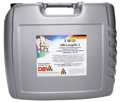 DBV 5W-30 Super Universal Longlife 3 Motoröl 20 Liter VW AUDI SEAT SKODA MB BMW