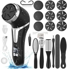 Electric Callus Remover for Feet with Dander Vacuum , Portable Pedicure