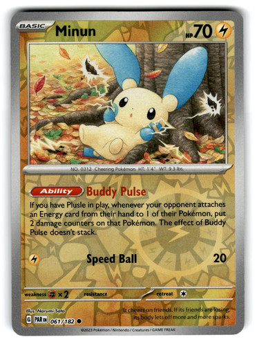 2023 Pokemon Minun #61/182