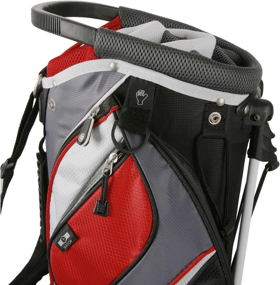 ¡Nuevo! Bolsa de pie de golf Powerbilt TPS Dunes 14 vías nailon ligero 5,4 libras Foto 4 de 4