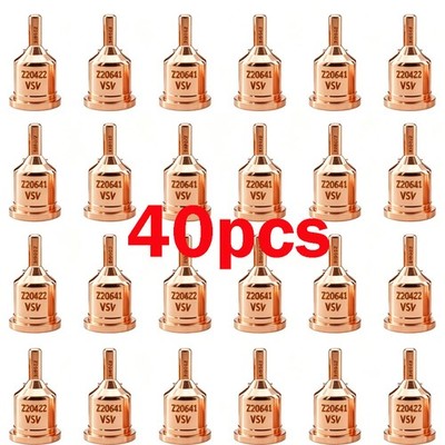 40x 220819/842 Plasma Cutter Nozzle Electrodes for Powermax 45XP/65/85/105