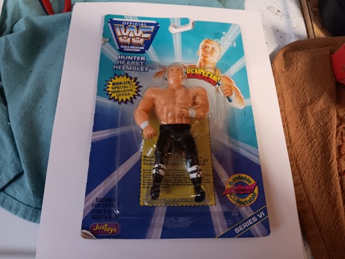 WWF / WWE Justoys Bend-Ems Figure Series 6 Hunter ...