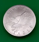 Vintage Sunshine Minting 1 oz Silver Round Eagle Design .999 Fine Silver