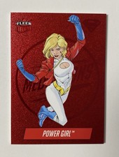 2026 Fleer Ultra Superman RUBY MEDALLIONS POWER GIRL 36/50