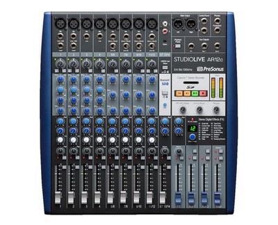 PreSonus StudioLive AR12c 12-channel Hybrid Digital/Analog Performance Mixer