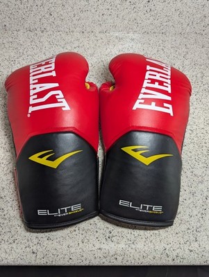 Everlast Elite Pro Style Training Gloves, Red 12 oz Everlast Elite Pro Style...