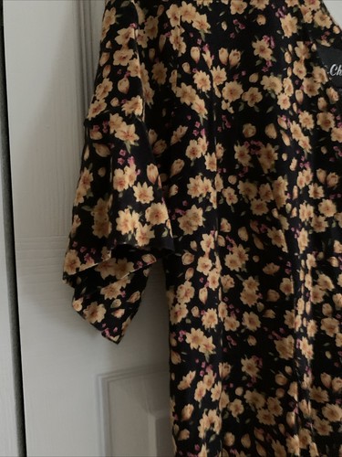 Ms. Choice Size 16 Women’s Romper Short Sleeve Floral AOP 90’s EUC - Picture 5 of 9