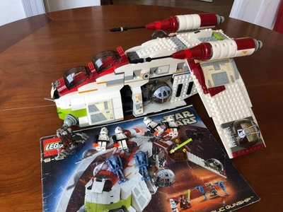 Lego Star Wars 7163 Republic Gunship (2002), avec notice, sans boîte - Photo 1/4