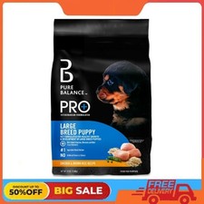 Pure Balance Pro+ Chicken & Brown Large Breed Puppy Recipe Dry Dog Food, 30 lb 1.27 per pound
