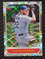 2021 Donruss Clayton Kershaw Highlights Silver 171/349 Holo SP HOF DODGERS #HI11