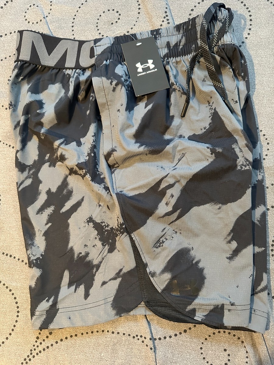 Heatgear Mens Camo Shorts Size 42 UNDER ARMOUR HEATGEAR #001 DARK