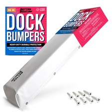 Boat Dock Bumper Guards, 36" -Pads with Screws, for Dock Edge, Piling, Vertic...