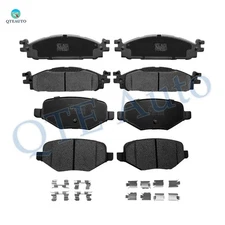 Set of 8 Front-Rear Ceramic Brake Pad Kit For 2011-2019 Ford Explorer