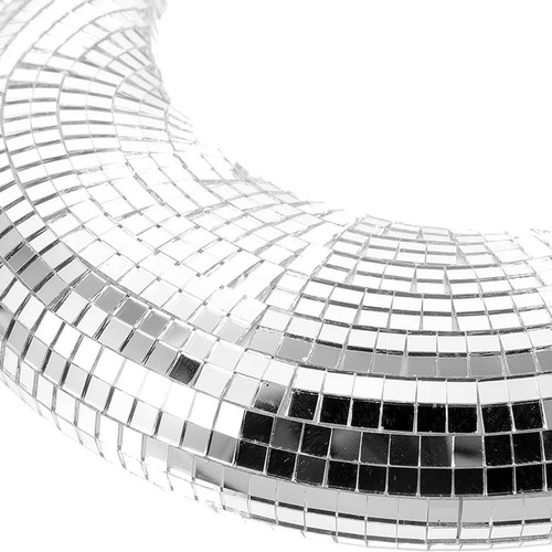 Discoteca, forma di luna, sfera a specchio sospesa con barra catena, TV, DJ, Clu8471 - Foto 3 di 7