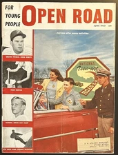 1953 Open Road Magazine-Philadelphia Phillies Robin Roberts