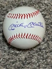 Mickey Mantle Autographed Baseball (Yankees) (Hall of Fame) (COA Authenticated)
