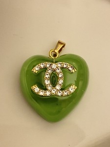 Chanel Resin Zipper Pull Button Charm