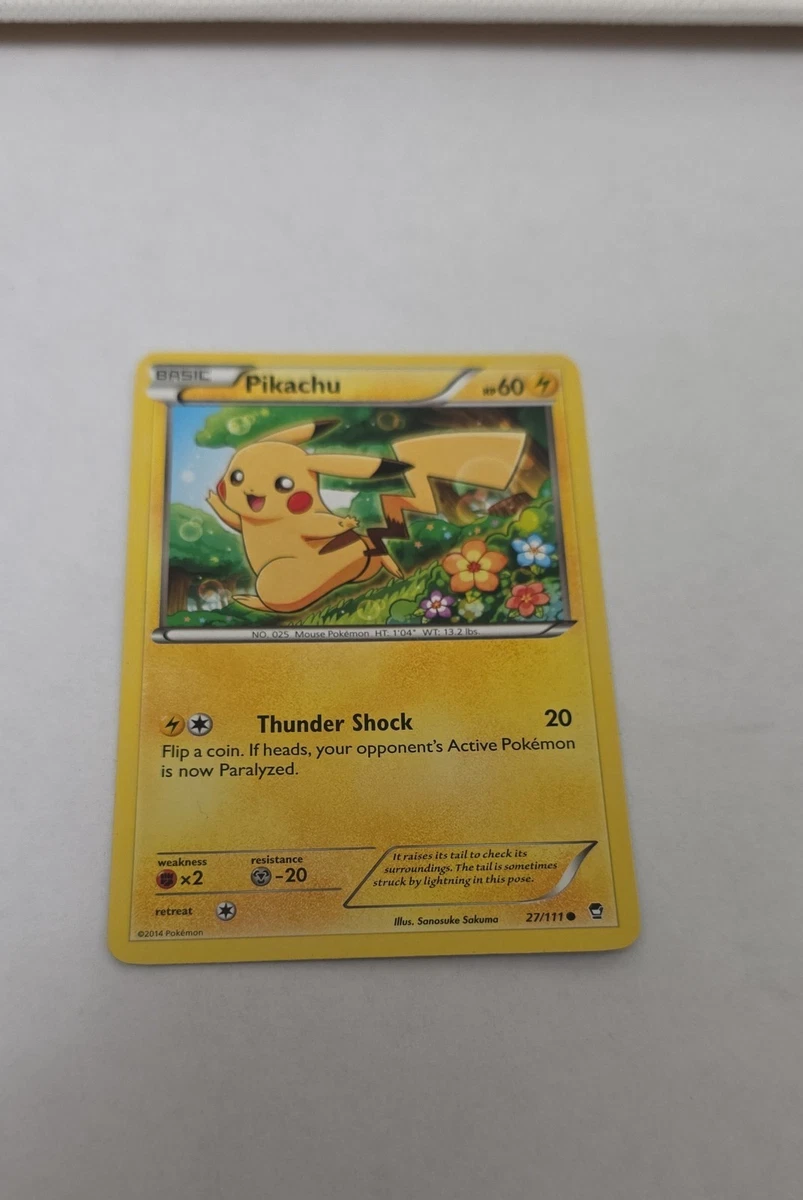 Pikachu XY-Furious Fists Pokémon TCG Individual Collectible Card