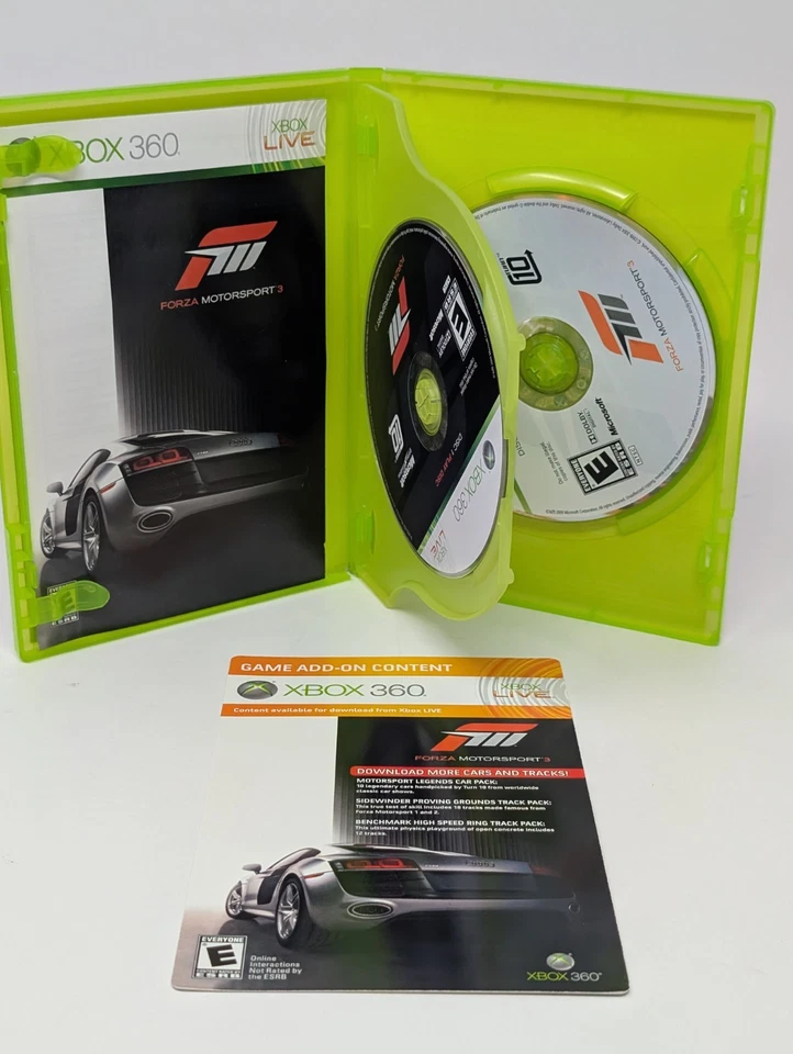 Forza Motorsport 3 (Xbox 360) - CIB Complete - Image 3 of 4