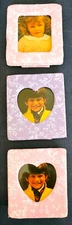 Very Nice 3pc Lot Set of Mini Picture Frames