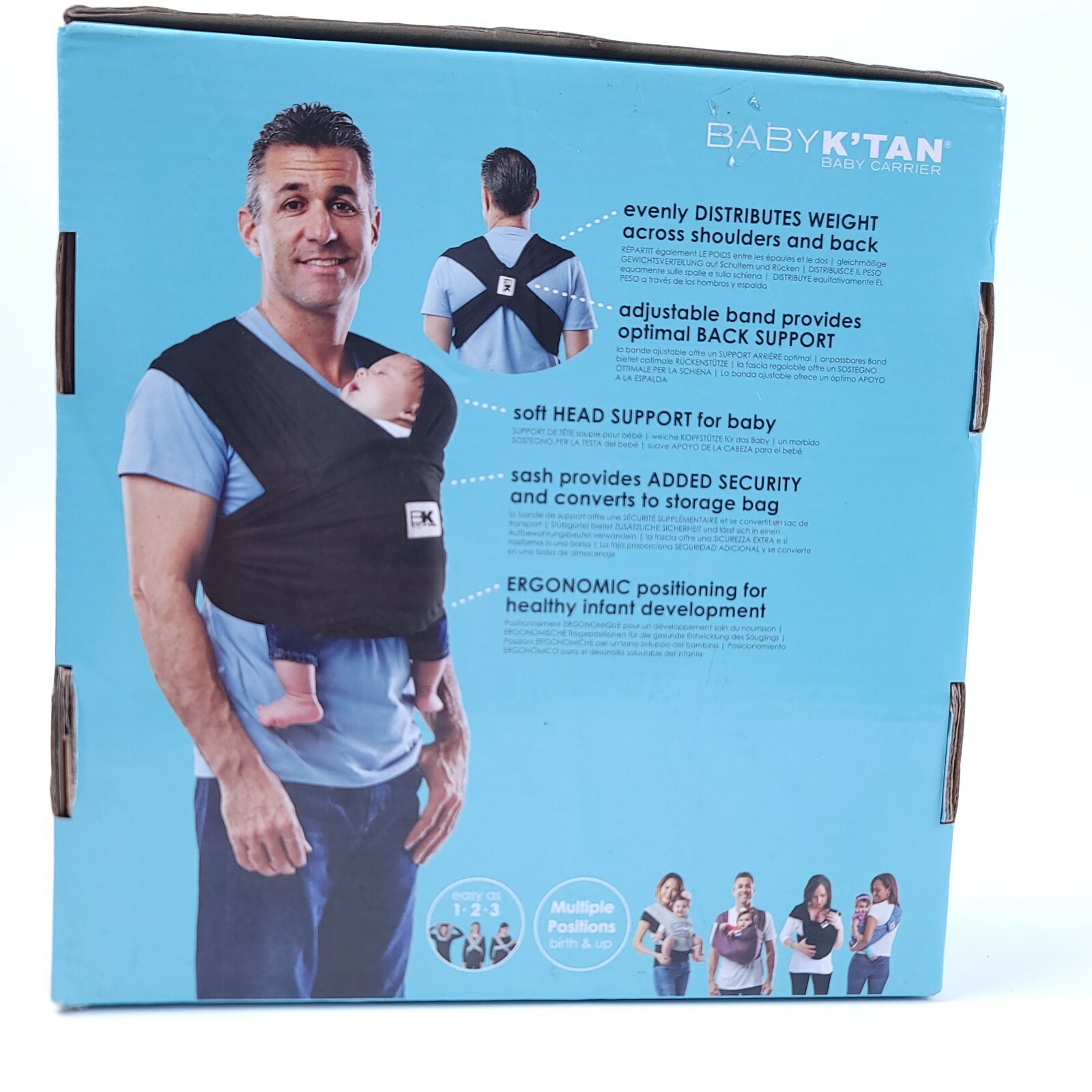 Baby K'Tan Baby Carrier, XSmall BKBCEPXS Fast Shipping