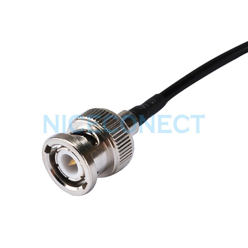Conjunto coaxial RF BNC macho a SMA macho enchufe adaptador cola de cerdo cable RG174 20 cm - Imagen 2 de 3