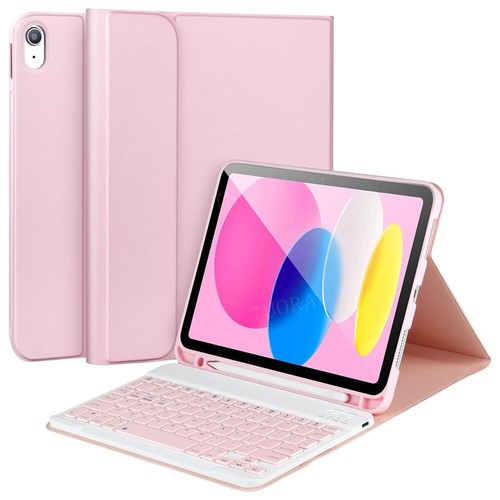 Keyboard Case Mouse For iPad 11th 10th 9th 8th 7th 6th Gen Air 11 M3 2025 Pro 11 - Picture 6 of 64