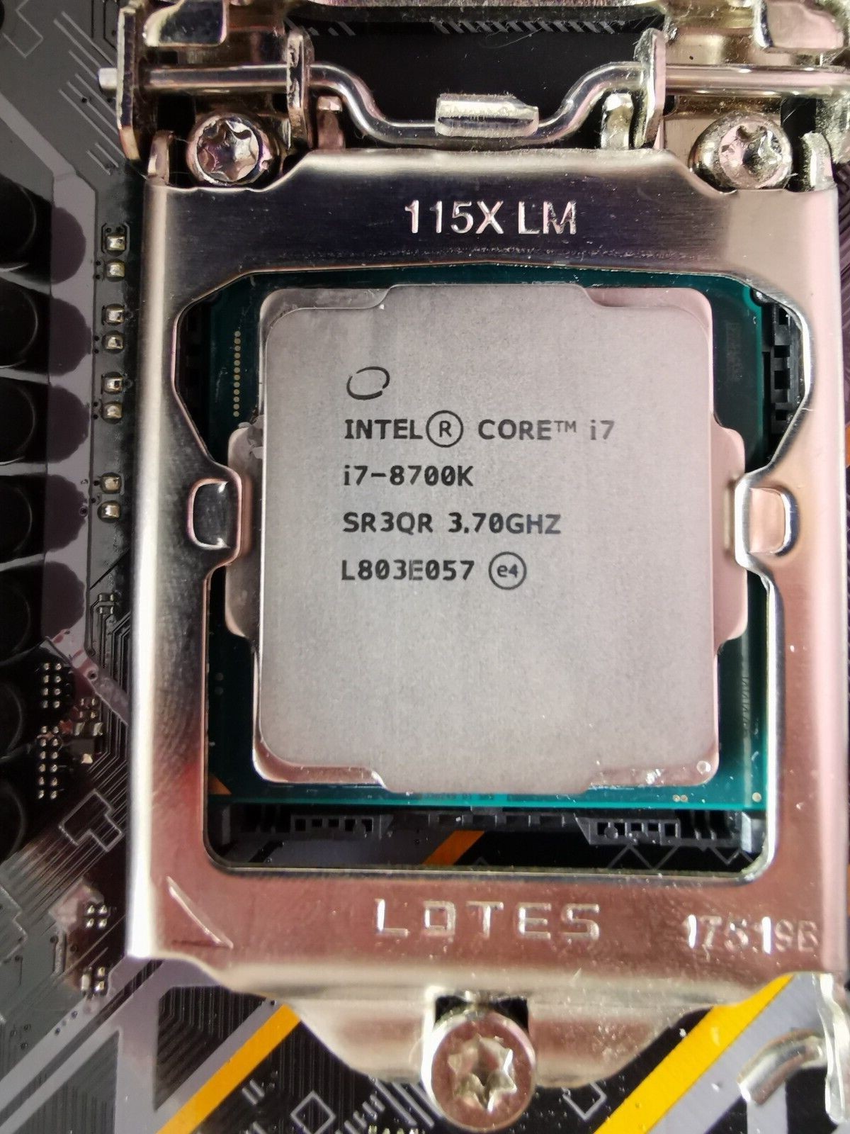 ASUS TUF Z370Plus Gaming Motherboard and i78700K 3.70GHZ CPU Bundle