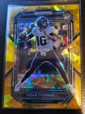 2023 Panini Prizm Draft Picks Aidan O’Connell RC Gold Ice Prizm Rookie OConnell