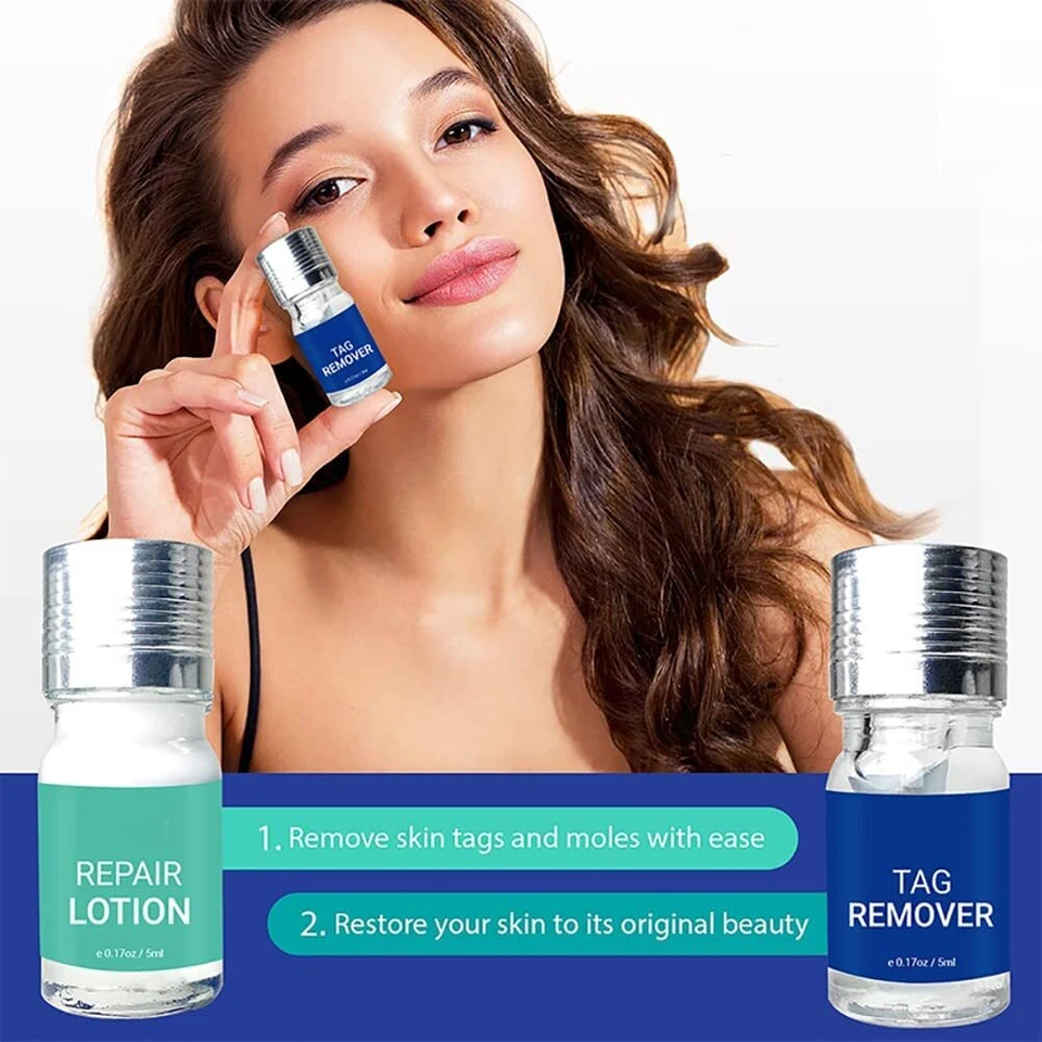 Skin Tag Remover and Repair Liquid Mole Corrector Wart Skintag Foot Corn removal - Image 3 of 4