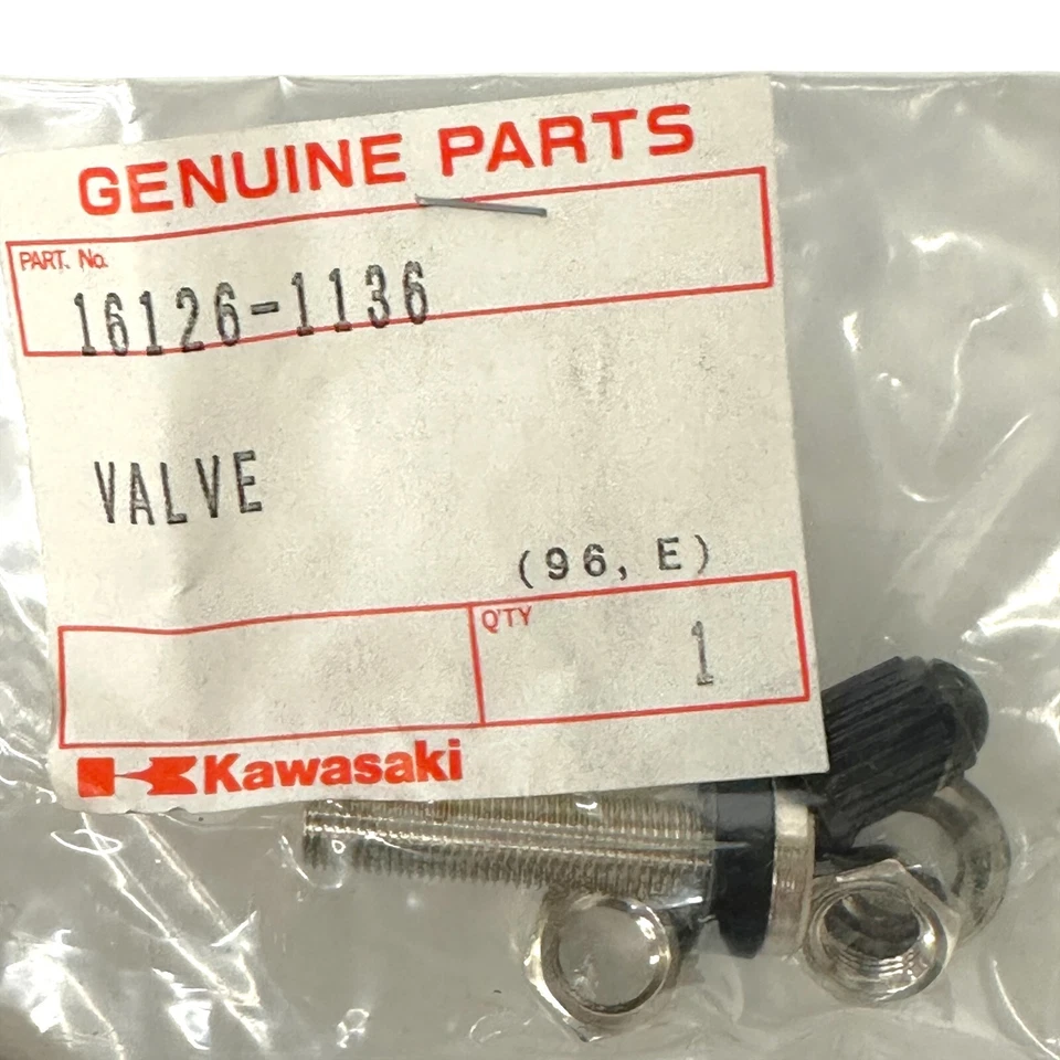 Válvula de neumático Kawasaki 16126-1136 se adapta a Vulcan Ninja KZ1000, original Foto 3 de 4