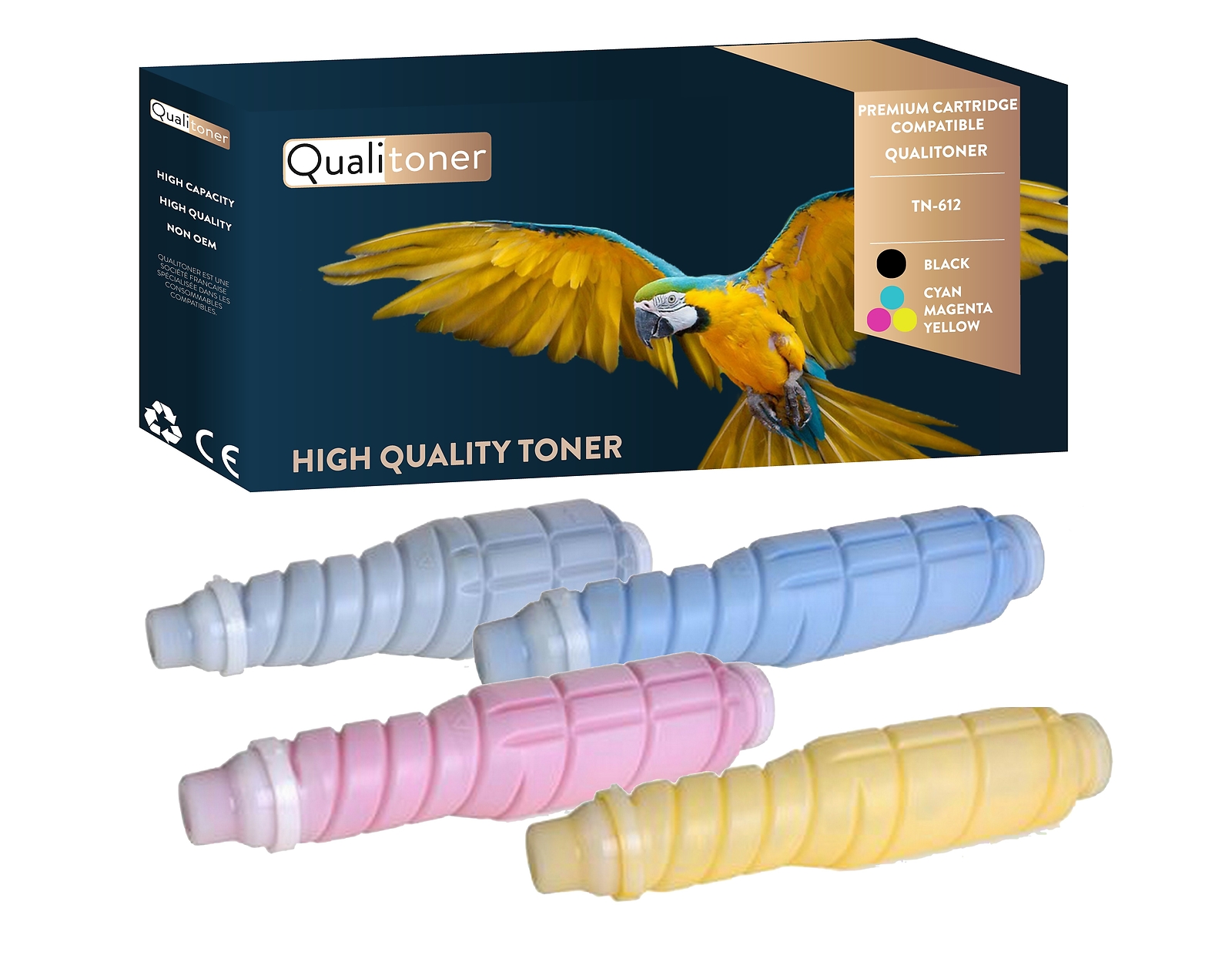 Toner Konica Minolta TN612 Qualitoner haute capacite pour des impressions laser sans trace