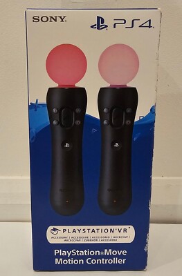 x2) Playstation Move PS4 Motion Sensor Wireless Controller