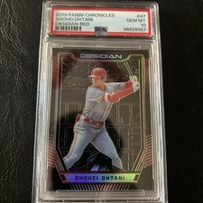 Shohei Ohtani  2019 panini chronicles  18/25  pop 4 color match